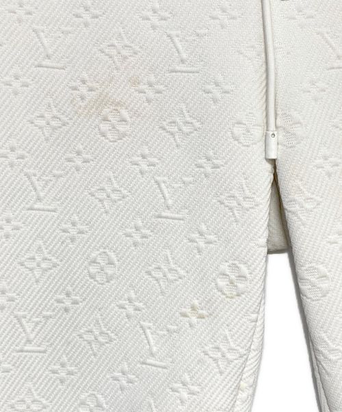 LOUIS VUITTON（ルイ ヴィトン）LOUIS VUITTON (ルイ ヴィトン) モノグラムフリースジョギングパンツ ホワイト サイズ:Mの古着・服飾アイテム