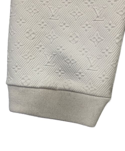 LOUIS VUITTON（ルイ ヴィトン）LOUIS VUITTON (ルイ ヴィトン) モノグラムフリースジョギングパンツ ホワイト サイズ:Mの古着・服飾アイテム