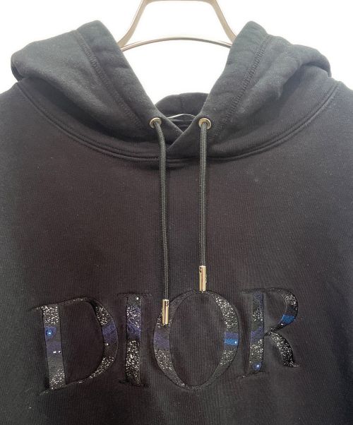 Christian Dior（クリスチャン ディオール）Christian Dior (クリスチャン ディオール) ピータードイグ プルオーバー パーカー ブラック サイズ:Mの古着・服飾アイテム