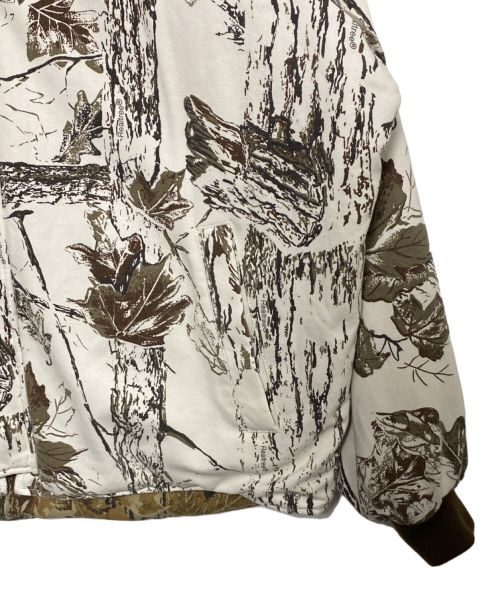 SUPREME（シュプリーム）SUPREME (シュプリーム) RealTree Reversible Work Jacket ホワイト×グリーン サイズ:XLの古着・服飾アイテム