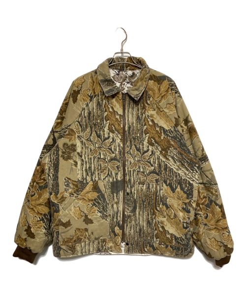 SUPREME（シュプリーム）SUPREME (シュプリーム) RealTree Reversible Work Jacket ホワイト×グリーン サイズ:XLの古着・服飾アイテム