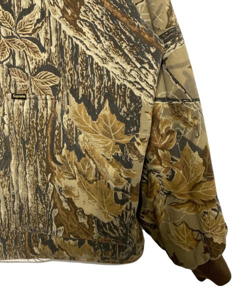 SUPREME（シュプリーム）SUPREME (シュプリーム) RealTree Reversible Work Jacket ホワイト×グリーン サイズ:XLの古着・服飾アイテム