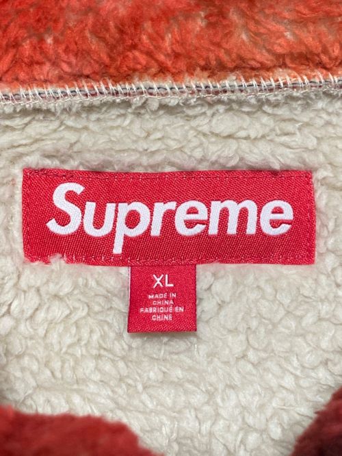 SUPREME（シュプリーム）SUPREME (シュプリーム) Muppets Fleece Jacket レッド×グリーン サイズ:XLの古着・服飾アイテム