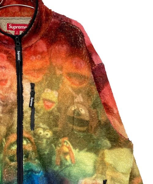 SUPREME（シュプリーム）SUPREME (シュプリーム) Muppets Fleece Jacket レッド×グリーン サイズ:XLの古着・服飾アイテム