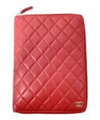 CHANELシャネル）の古着「マトラッセ手帳ケース」｜レッド
