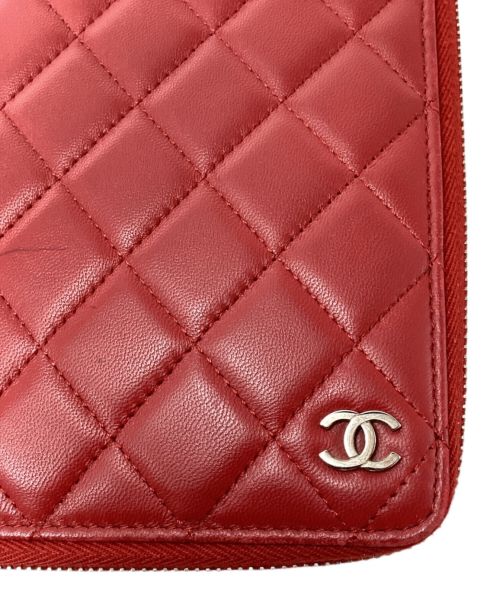 CHANEL（シャネル）CHANEL (シャネル) マトラッセ手帳ケース レッド サイズ:-の古着・服飾アイテム
