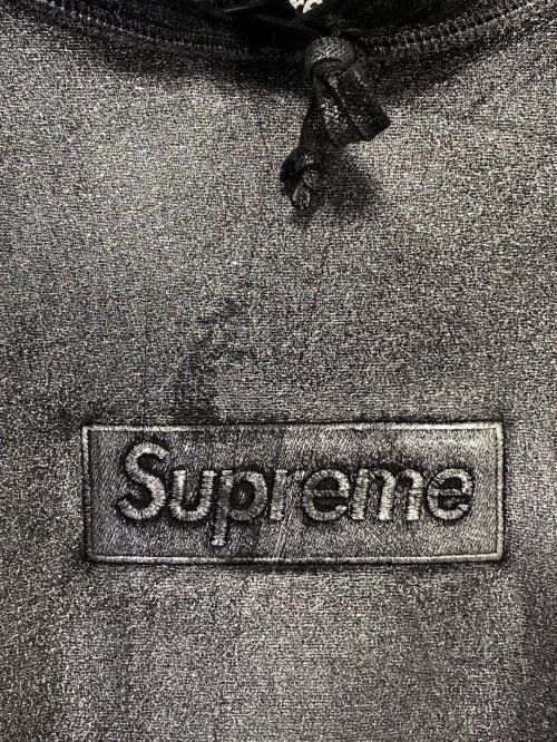 SUPREME（シュプリーム）SUPREME (シュプリーム) MM6 Maison Margiela (エムエムシックス メゾンマルジェラ) Foil Box Logo Hooded Sweatshirt グレー サイズ:XL 未使用品の古着・服飾アイテム