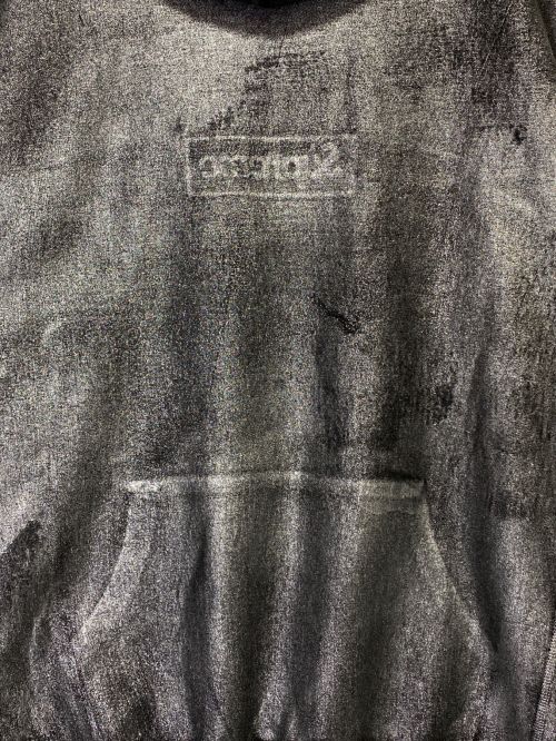SUPREME（シュプリーム）SUPREME (シュプリーム) MM6 Maison Margiela (エムエムシックス メゾンマルジェラ) Foil Box Logo Hooded Sweatshirt グレー サイズ:XL 未使用品の古着・服飾アイテム