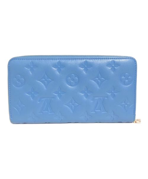 LOUIS VUITTON（ルイ ヴィトン）LOUIS VUITTON (ルイ ヴィトン) クッサン ジッピー ウォレット ブルー サイズ:-の古着・服飾アイテム