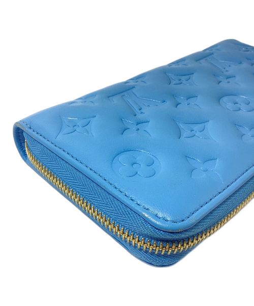 LOUIS VUITTON（ルイ ヴィトン）LOUIS VUITTON (ルイ ヴィトン) クッサン ジッピー ウォレット ブルー サイズ:-の古着・服飾アイテム