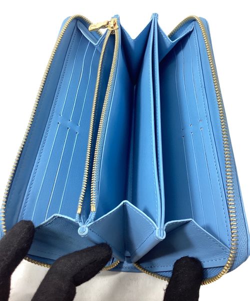 LOUIS VUITTON（ルイ ヴィトン）LOUIS VUITTON (ルイ ヴィトン) クッサン ジッピー ウォレット ブルー サイズ:-の古着・服飾アイテム