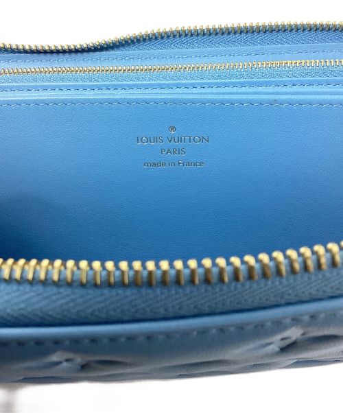 LOUIS VUITTON（ルイ ヴィトン）LOUIS VUITTON (ルイ ヴィトン) クッサン ジッピー ウォレット ブルー サイズ:-の古着・服飾アイテム