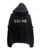 CELINEセリーヌ）の古着「CELINE ルーズ フーディー」｜ブラック