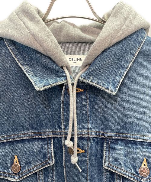 CELINE（セリーヌ）CELINE (セリーヌ) トラッカージャケット ユニオンウォッシュデニム インディゴ サイズ:XLの古着・服飾アイテム