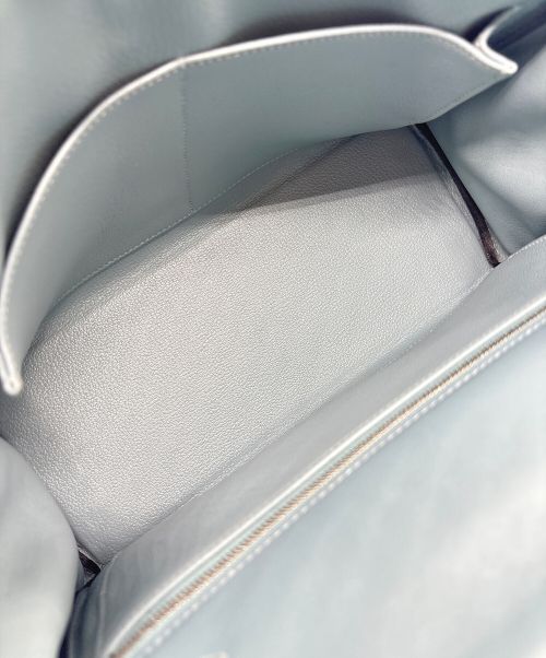 HERMES（エルメス）HERMES (エルメス) ケリー28 内縫い/シルバー金具/ヴォースイフト/ブルー系/□C刻印 ブルー系 サイズ:28の古着・服飾アイテム