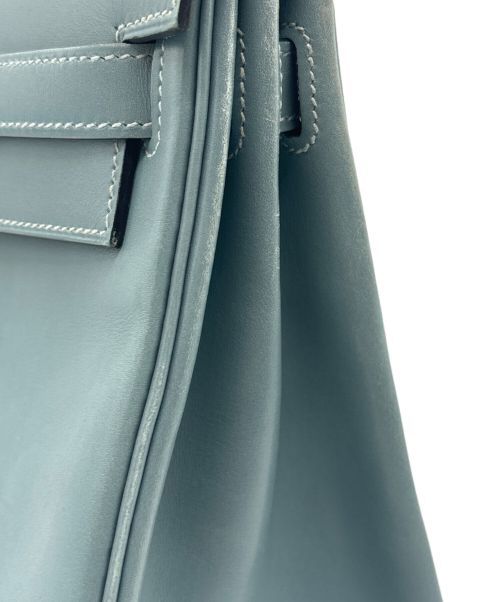 HERMES（エルメス）HERMES (エルメス) ケリー28 内縫い/シルバー金具/ヴォースイフト/ブルー系/□C刻印 ブルー系 サイズ:28の古着・服飾アイテム