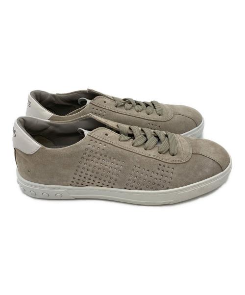 TOD'S（トッズ）TOD'S (トッズ) スウェードローカットスニーカー グレー サイズ:SIZE6の古着・服飾アイテム
