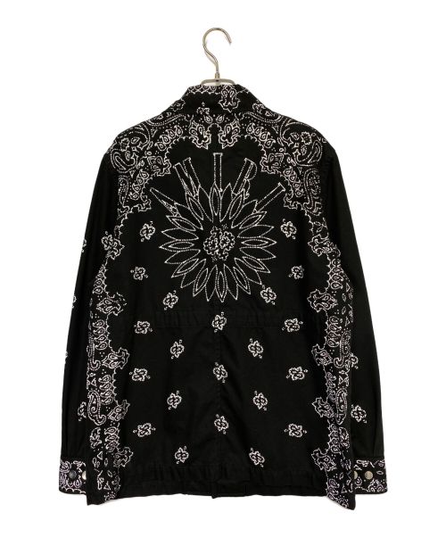 AMIRI（アミリ）AMIRI (アミリ) ペイズリーモチーフワークジャケット ブラック サイズ:48の古着・服飾アイテム