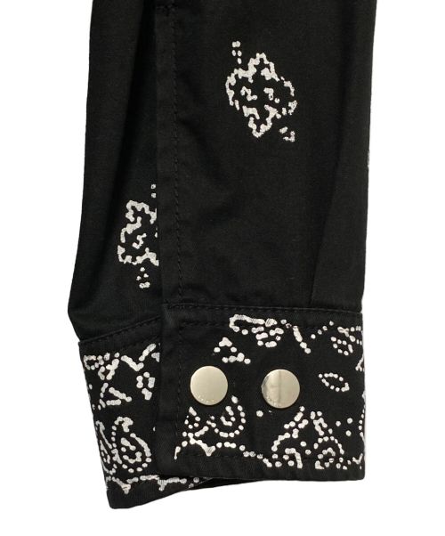 AMIRI（アミリ）AMIRI (アミリ) ペイズリーモチーフワークジャケット ブラック サイズ:48の古着・服飾アイテム