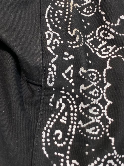 AMIRI（アミリ）AMIRI (アミリ) ペイズリーモチーフワークジャケット ブラック サイズ:48の古着・服飾アイテム