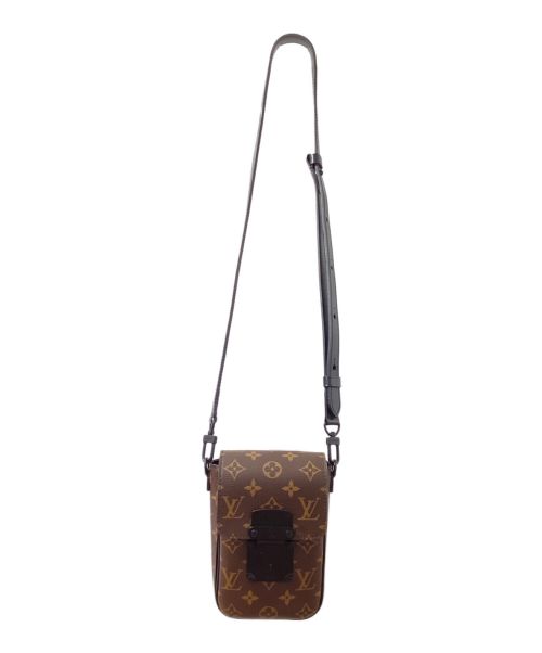 LOUIS VUITTON（ルイ ヴィトン）LOUIS VUITTON (ルイ ヴィトン) S Lock Vertical Wearable Wallet (Sロック ヴェルティカル･ウェアラブル ウォレット) ブラウン×ブラック サイズ:-の古着・服飾アイテム