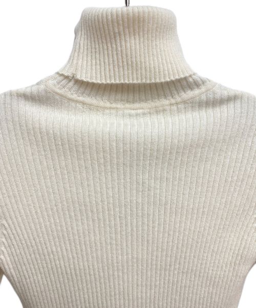 CHROME HEARTS（クロムハーツ）CHROME HEARTS (クロムハーツ) クロスパッチリブニット アイボリー サイズ:XSの古着・服飾アイテム