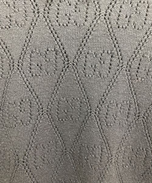 GUCCI（グッチ）GUCCI (グッチ) GGレースニットワンピース ブラック サイズ:XXSの古着・服飾アイテム