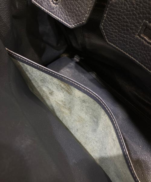 HERMES（エルメス）HERMES (エルメス) バーキン35/ゴールド金具/トリヨンクレマンス/ブルーインディゴ/☐G刻印：2003年製 ブルーインディゴ サイズ:35の古着・服飾アイテム