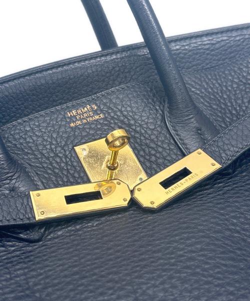 HERMES（エルメス）HERMES (エルメス) バーキン 35/ゴールド金具/トリヨンクレマンス/ブルーインディゴ/□G刻印 ブルーインディゴ色 サイズ:35の古着・服飾アイテム
