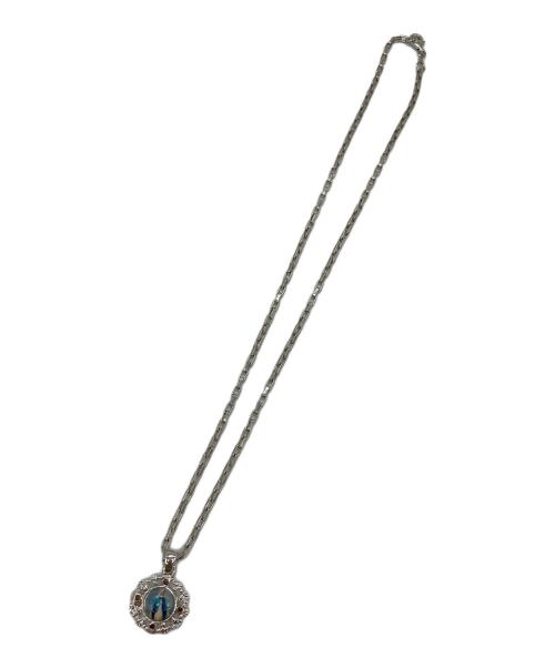 DOLCE & GABBANA（ドルチェ＆ガッバーナ）DOLCE & GABBANA (ドルチェ＆ガッバーナ) シルバーマリアチャームネックレスの古着・服飾アイテム