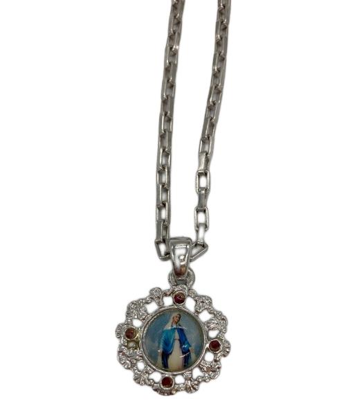 DOLCE & GABBANA（ドルチェ＆ガッバーナ）DOLCE & GABBANA (ドルチェ＆ガッバーナ) シルバーマリアチャームネックレスの古着・服飾アイテム