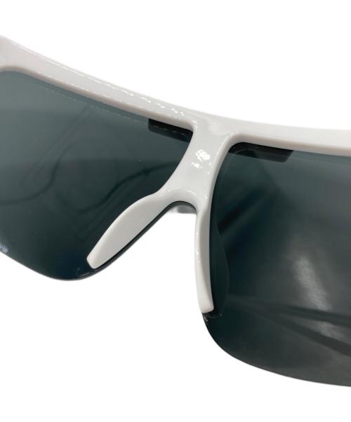 VERSACE（ヴェルサーチェ）VERSACE (ヴェルサーチェ) ゴーグルサングラス ホワイトの古着・服飾アイテム