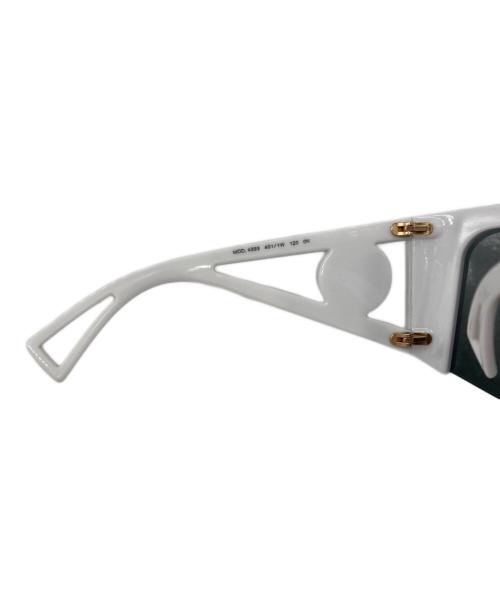 VERSACE（ヴェルサーチェ）VERSACE (ヴェルサーチェ) ゴーグルサングラス ホワイトの古着・服飾アイテム