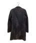 COMME des GARCONS HOMME PLUS (コムデギャルソンオムプリュス) 総柄切り替えチェスターコート ブラック サイズ:S：37000円