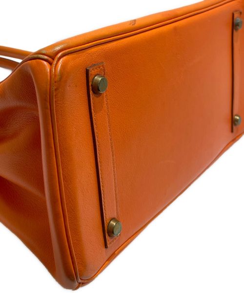HERMES（エルメス）HERMES (エルメス) バーキン30 オレンジ×ゴールド金具 サイズ:30の古着・服飾アイテム