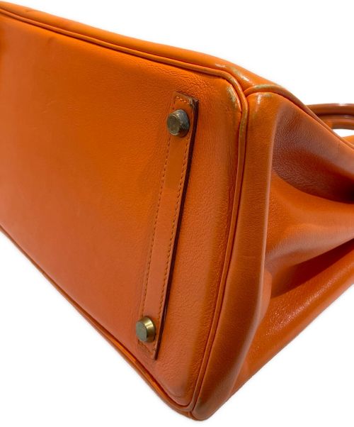 HERMES（エルメス）HERMES (エルメス) バーキン30 オレンジ×ゴールド金具 サイズ:30の古着・服飾アイテム