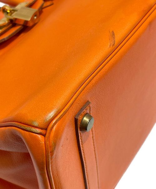 HERMES（エルメス）HERMES (エルメス) バーキン30 オレンジ×ゴールド金具 サイズ:30の古着・服飾アイテム