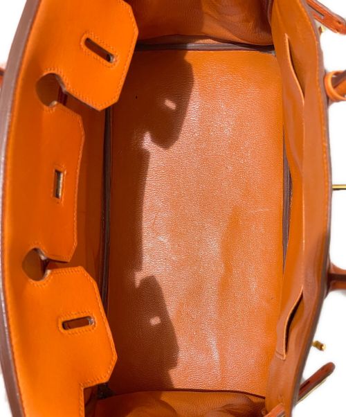 HERMES（エルメス）HERMES (エルメス) バーキン30 オレンジ×ゴールド金具 サイズ:30の古着・服飾アイテム