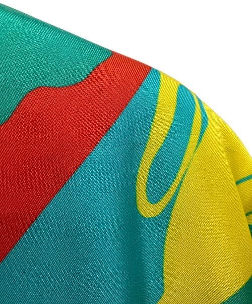 GUCCI（グッチ）GUCCI (グッチ) バニープリント シルクジップジャケット マルチカラー サイズ:44の古着・服飾アイテム