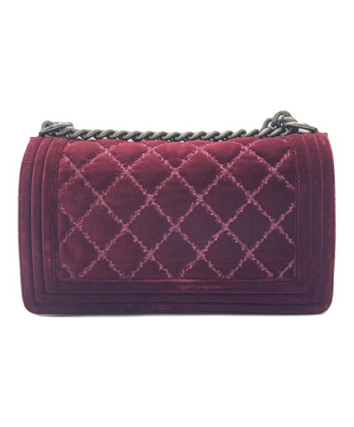 CHANEL（シャネル）CHANEL (シャネル) ボーイシャネル 25 ボルドー サイズ:25の古着・服飾アイテム