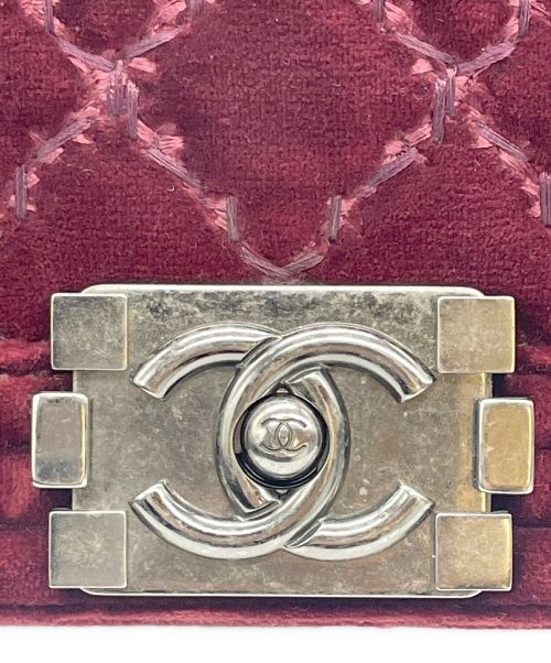 CHANEL（シャネル）CHANEL (シャネル) ボーイシャネル 25 ボルドー サイズ:25の古着・服飾アイテム