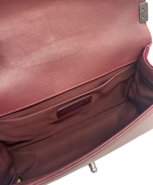 CHANEL（シャネル）CHANEL (シャネル) ボーイシャネル 25 ボルドー サイズ:25の古着・服飾アイテム
