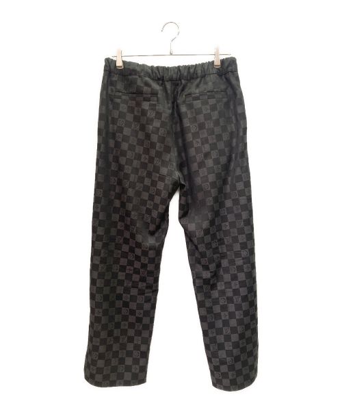 LOUIS VUITTON（ルイ ヴィトン）LOUIS VUITTON (ルイ ヴィトン) 23AW Drawstring Trousers  ブラック×グレー サイズ:38の古着・服飾アイテム