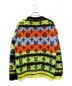 LOUIS VUITTON (ルイ ヴィトン) 22AW モノグラム モヘアカーディガン スカイブルー×オレンジ サイズ:M：150000円