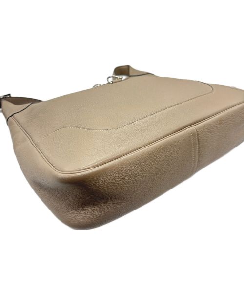 HERMES（エルメス）HERMES (エルメス) トリム 35/シルバー金具/トリヨンクレマンス/ベージュ/▢D刻印 グレー サイズ:35の古着・服飾アイテム