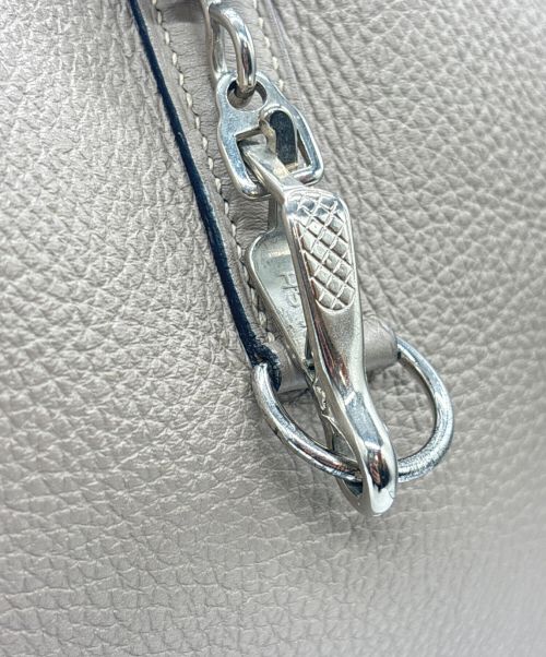 HERMES（エルメス）HERMES (エルメス) トリム 35/シルバー金具/トリヨンクレマンス/ベージュ/▢D刻印 グレー サイズ:35の古着・服飾アイテム