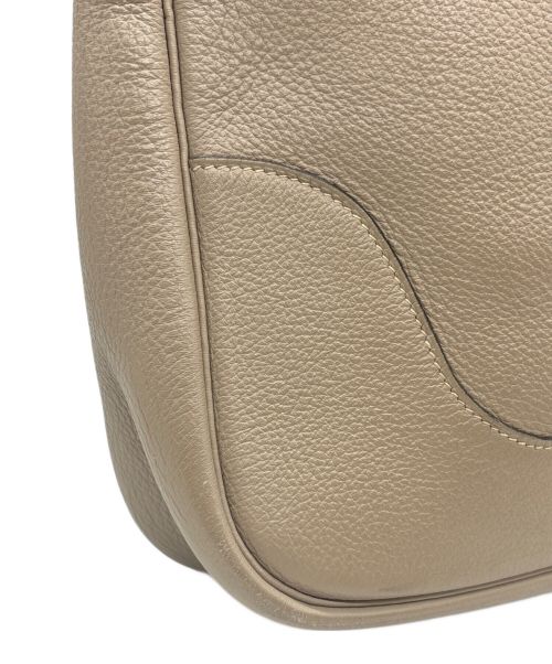 HERMES（エルメス）HERMES (エルメス) トリム 35/シルバー金具/トリヨンクレマンス/ベージュ/▢D刻印 グレー サイズ:35の古着・服飾アイテム