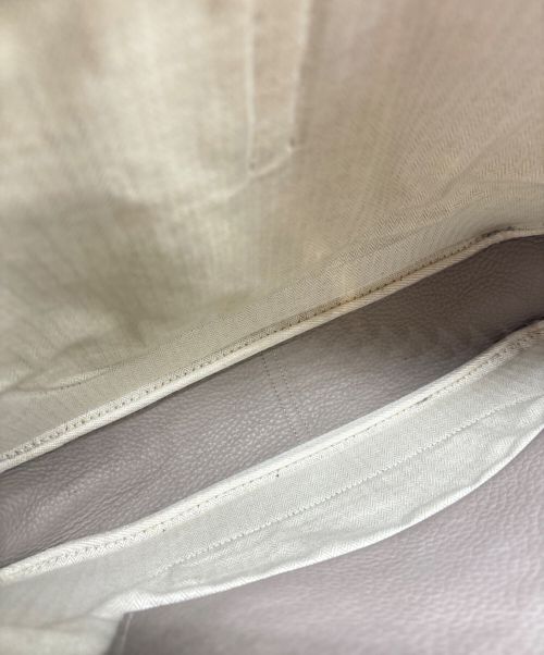 HERMES（エルメス）HERMES (エルメス) トリム 35/シルバー金具/トリヨンクレマンス/ベージュ/▢D刻印 グレー サイズ:35の古着・服飾アイテム