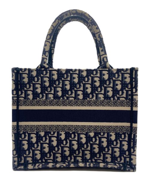 Christian Dior（クリスチャン ディオール）Christian Dior (クリスチャン ディオール) Dior Book Tote バッグ スモール ネイビー サイズ:スモールの古着・服飾アイテム