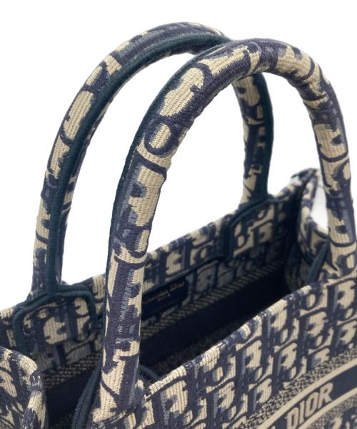 Christian Dior（クリスチャン ディオール）Christian Dior (クリスチャン ディオール) Dior Book Tote バッグ スモール ネイビー サイズ:スモールの古着・服飾アイテム
